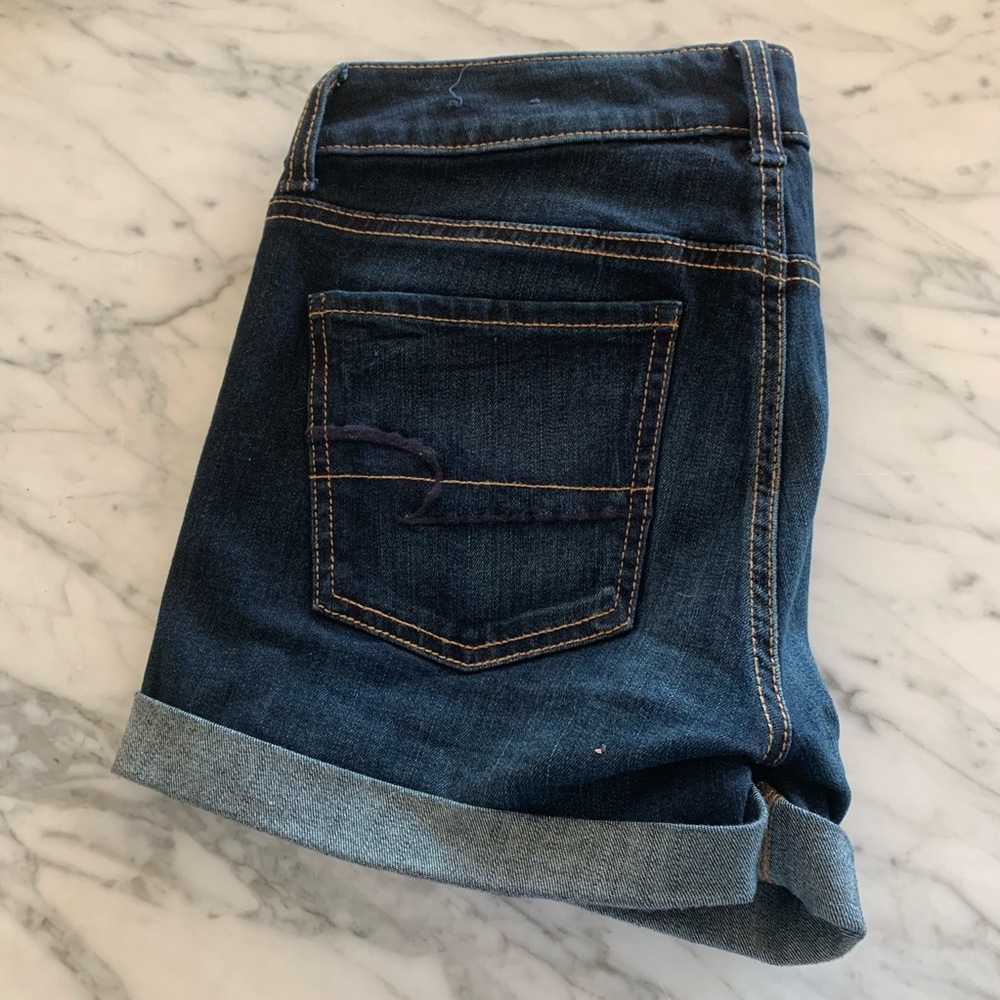 Denim shorts